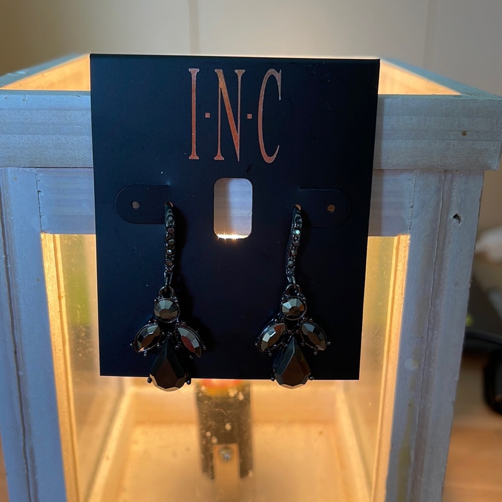Black INC drop earrings
